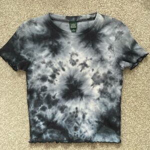 Blue Tie-Dye Top